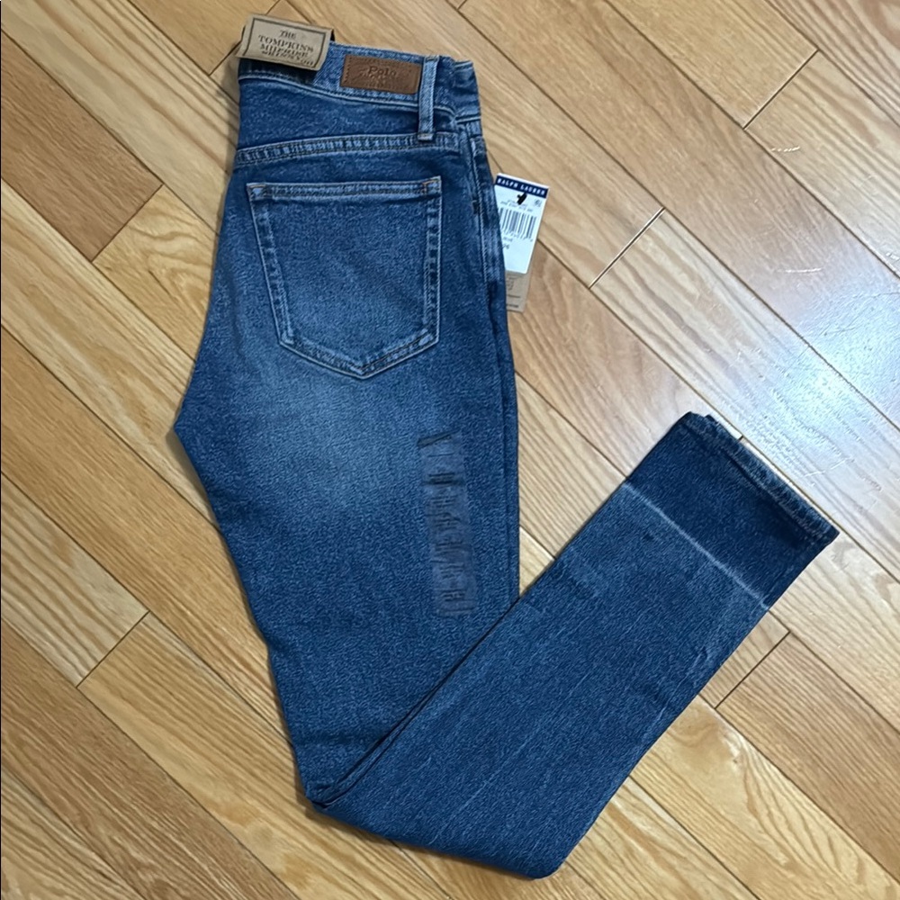 Polo Ralph Lauren | NEW: The Tompkins Mid-Rise Skinny Jean - Size 26
